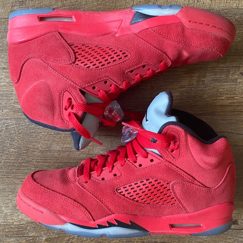 Red Air Jordan 5 Retro BG